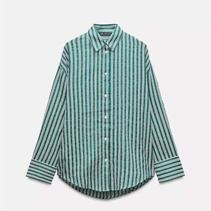 Zara Oversized Cotton Shirt